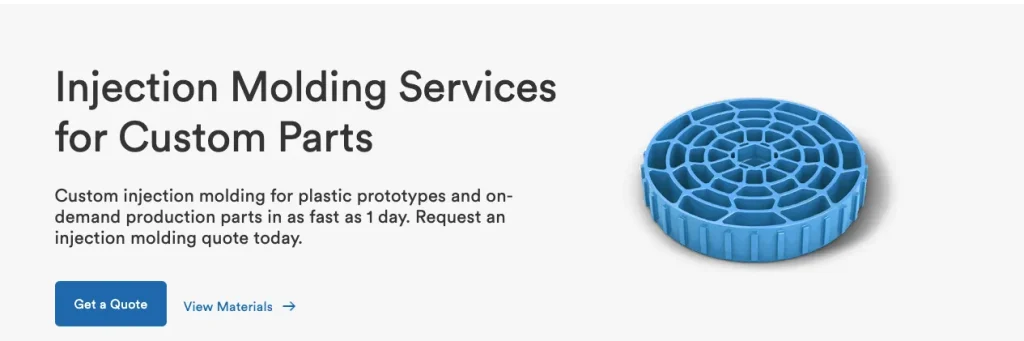 protolabs injection molding manufacturers USA