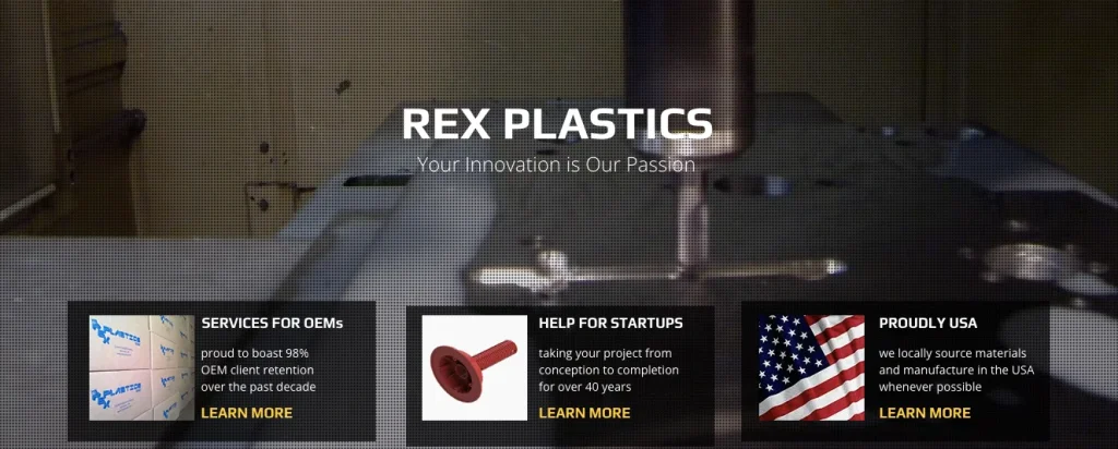 rex plastic injection molding manufacturers